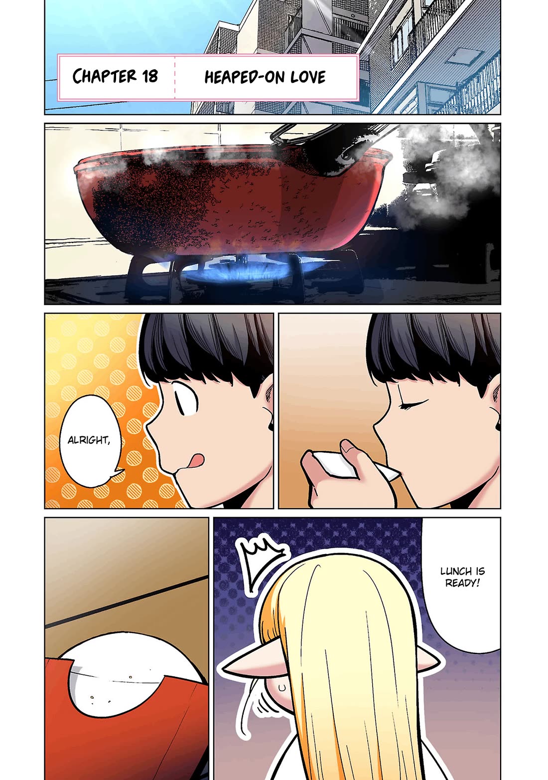Shin Elf-san wa Yaserarenai. Chapter 18 page 1 - Chapter 18: Heaped-on Love