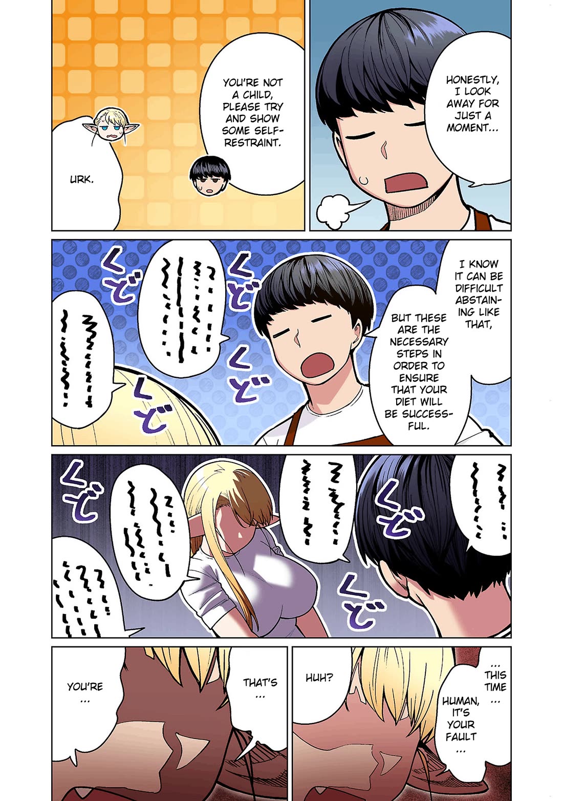 Shin Elf-san wa Yaserarenai. Chapter 18 page 3 - Chapter 18: Heaped-on Love