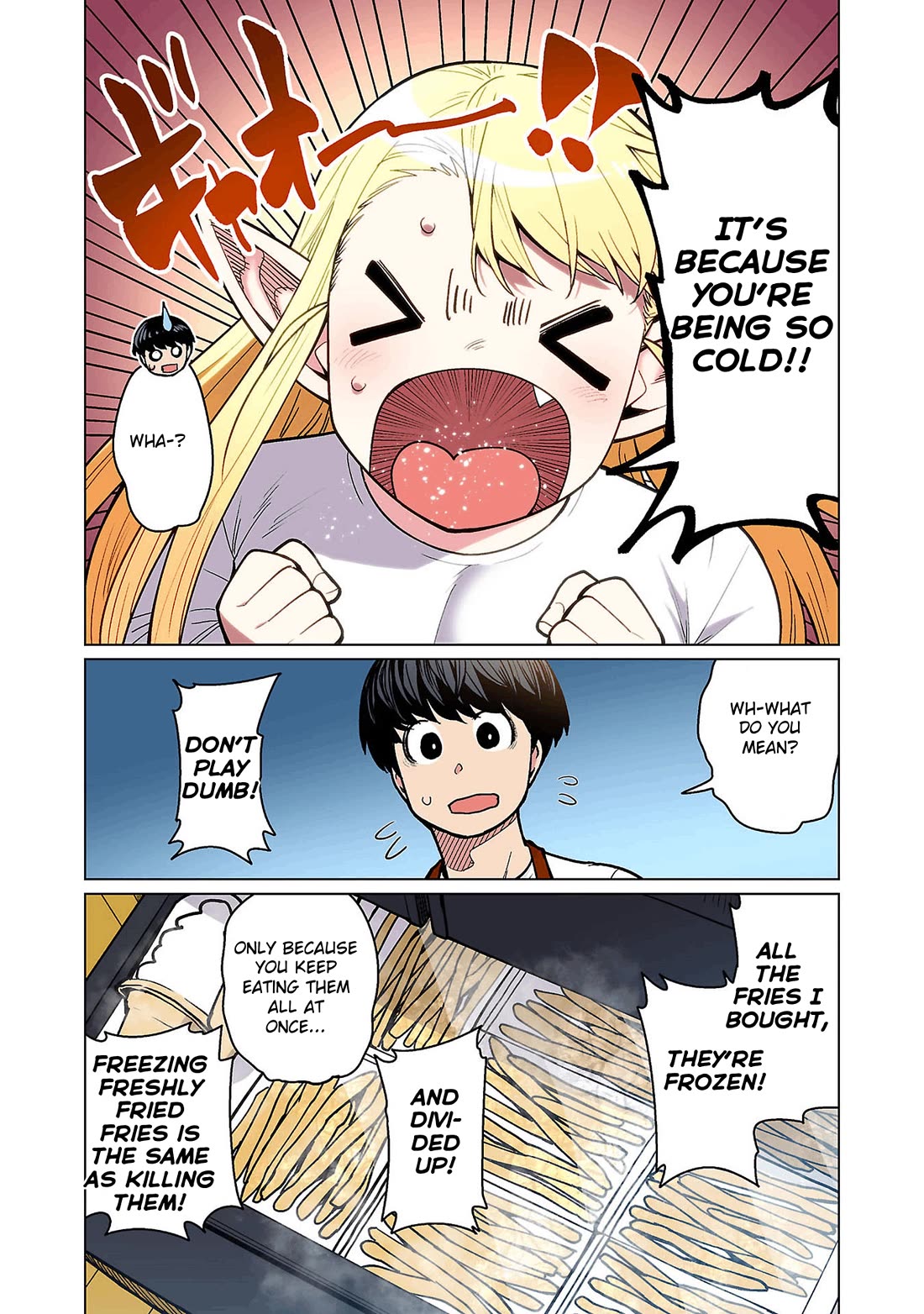 Shin Elf-san wa Yaserarenai. Chapter 18 page 4 - Chapter 18: Heaped-on Love