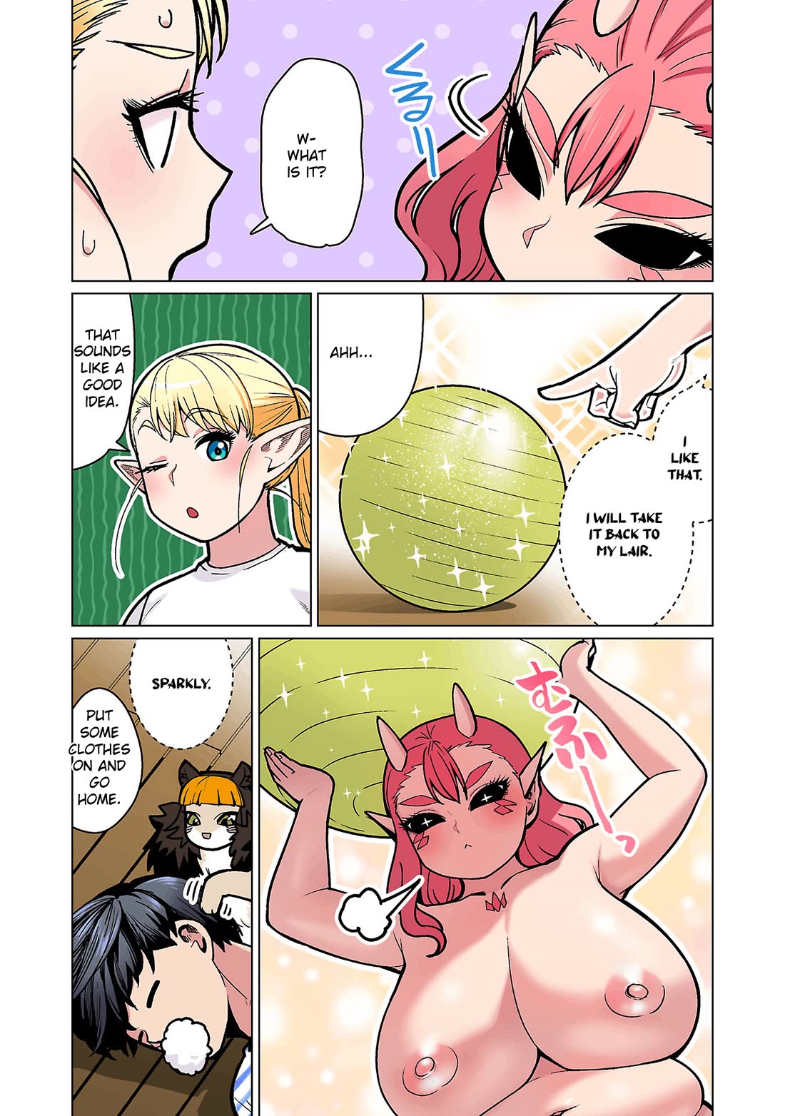 Shin Elf-san wa Yaserarenai. Chapter 19 page 28 - Chapter 19: Sparkling Exercise