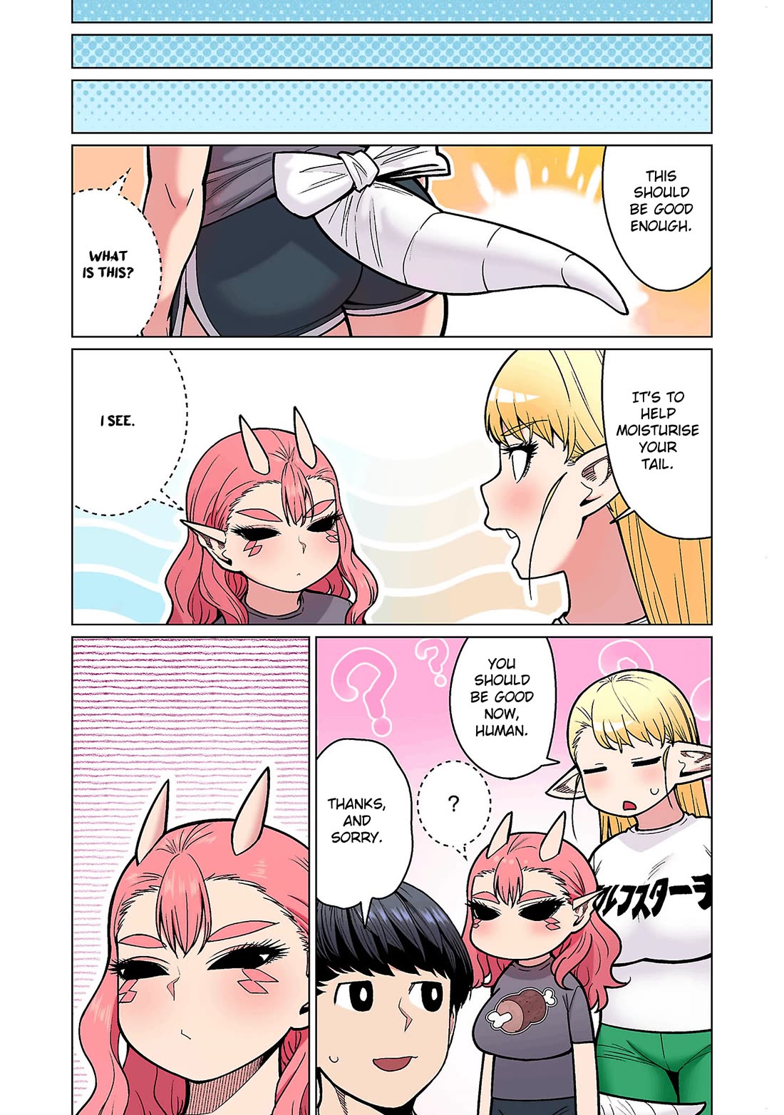 Shin Elf-san wa Yaserarenai. Chapter 19 page 7 - Chapter 19: Sparkling Exercise