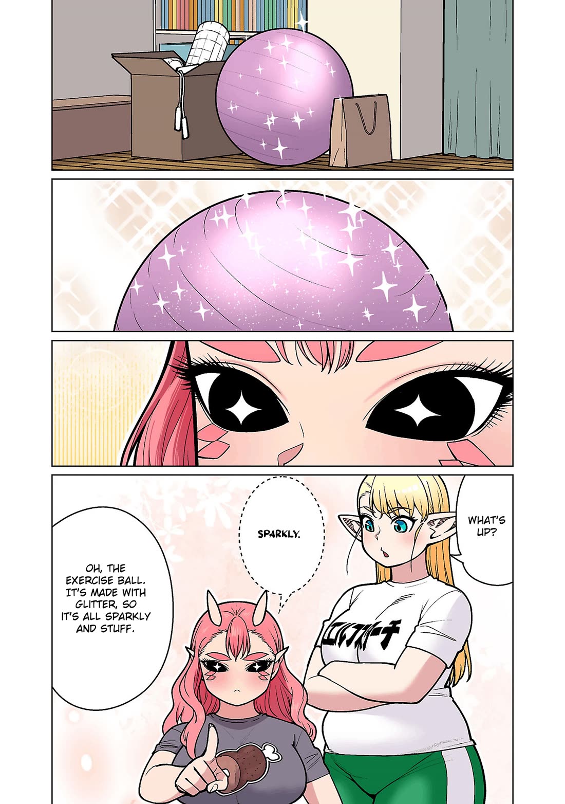 Shin Elf-san wa Yaserarenai. Chapter 19 page 8 - Chapter 19: Sparkling Exercise