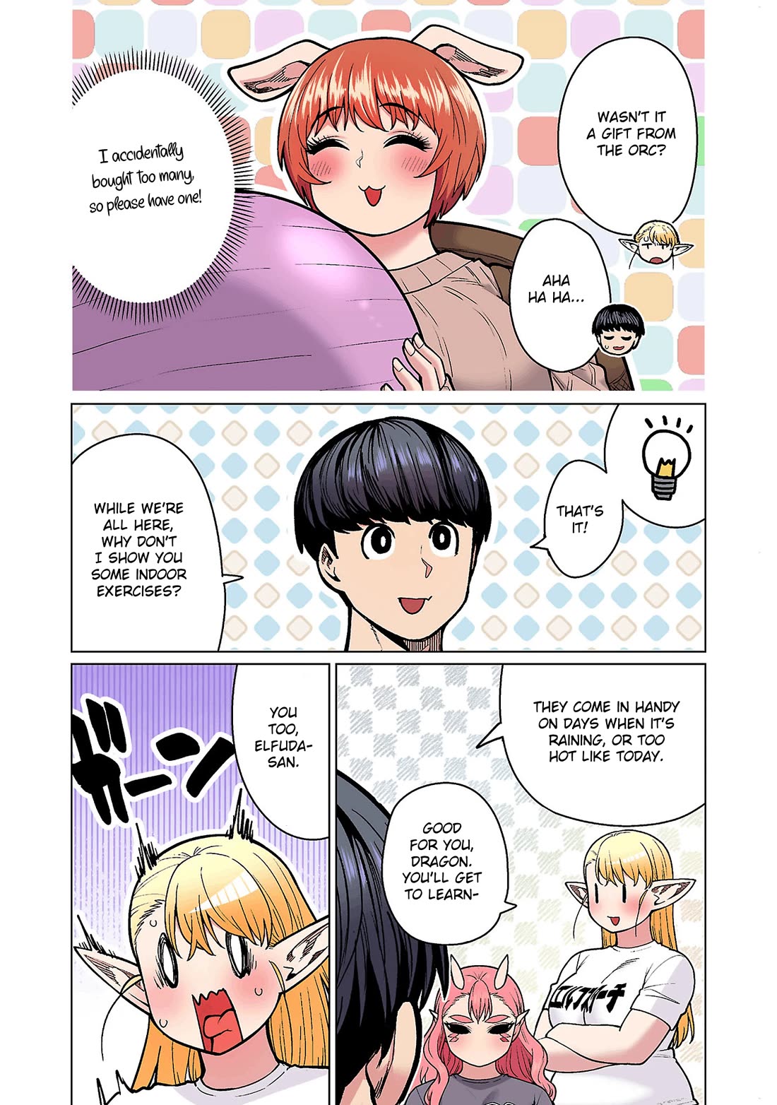 Shin Elf-san wa Yaserarenai. Chapter 19 page 9 - Chapter 19: Sparkling Exercise