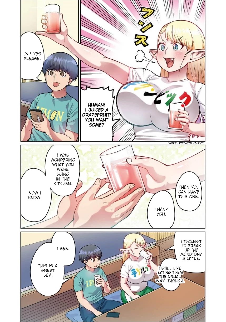 Shin Elf-san wa Yaserarenai. Chapter 2 page 3 - Chapter 2: Greedy Flower