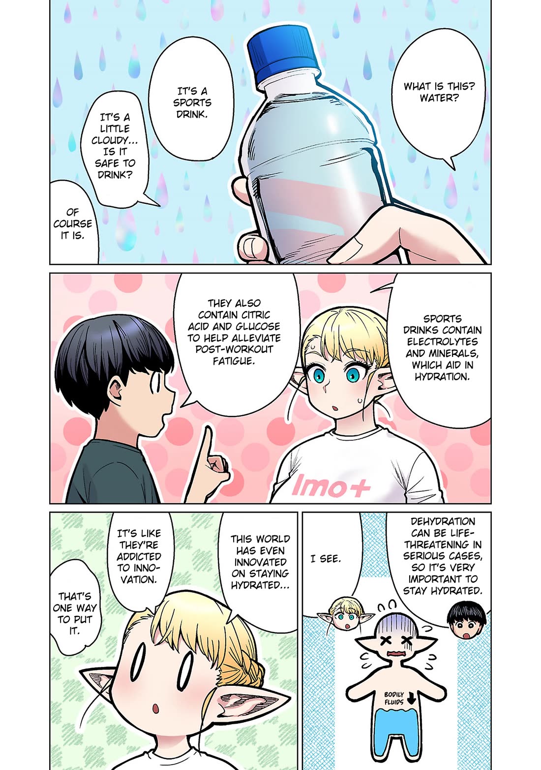 Shin Elf-san wa Yaserarenai. Chapter 20 page 2 - Chapter 20: A Reason for Hydration