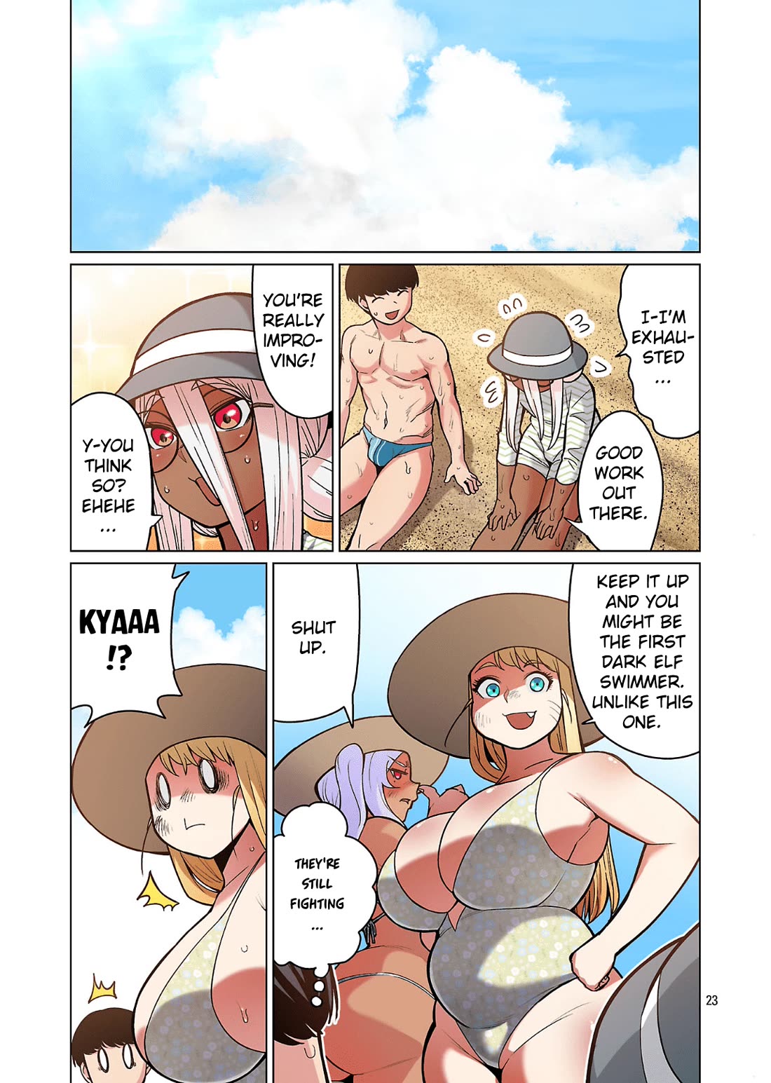 Shin Elf-san wa Yaserarenai. Chapter 21 page 24 - Chapter 21