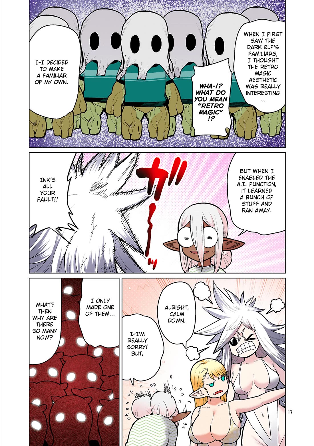 Shin Elf-san wa Yaserarenai. Chapter 22 page 17 - Chapter 22