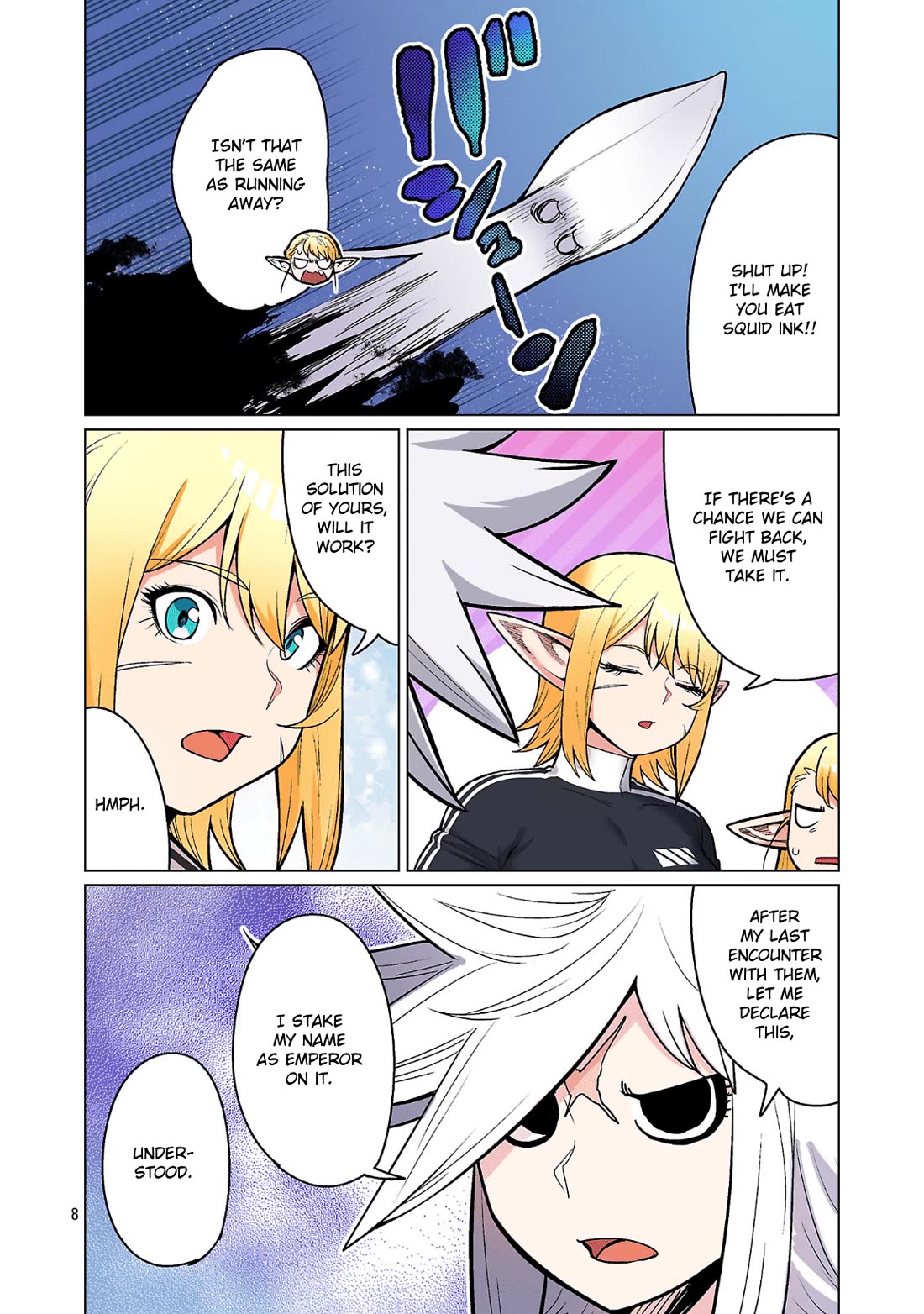 Shin Elf-san wa Yaserarenai. Chapter 22 page 8 - Chapter 22