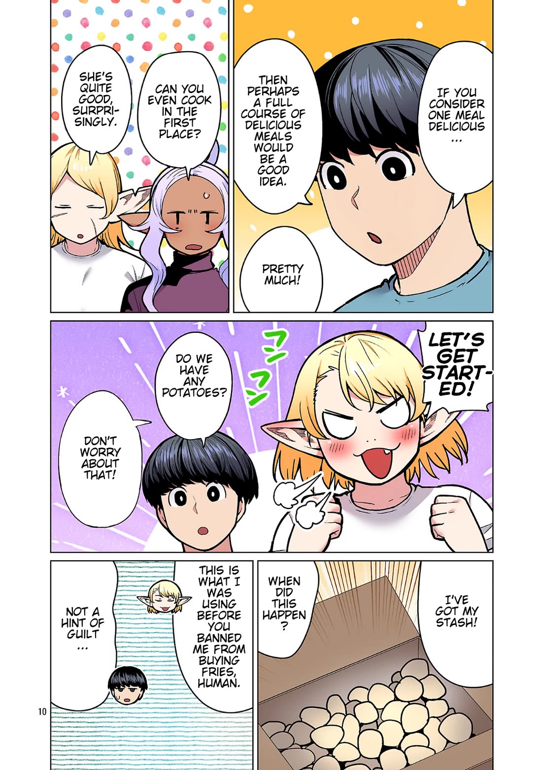 Shin Elf-san wa Yaserarenai. Chapter 24 page 11 - Chapter 24