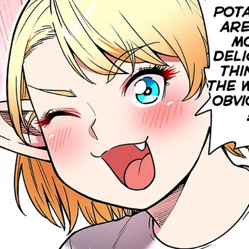 Shin Elf-san wa Yaserarenai. Chapter 24 cover