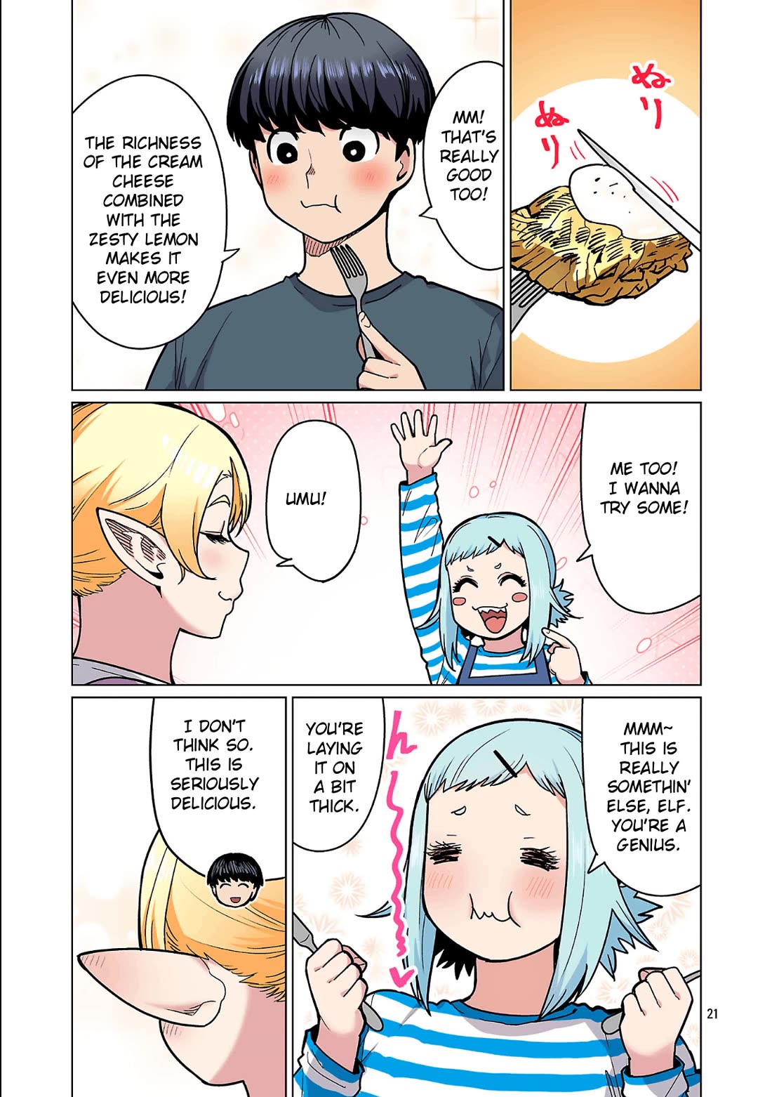 Shin Elf-san wa Yaserarenai. Chapter 26 page 22 - Chapter 26
