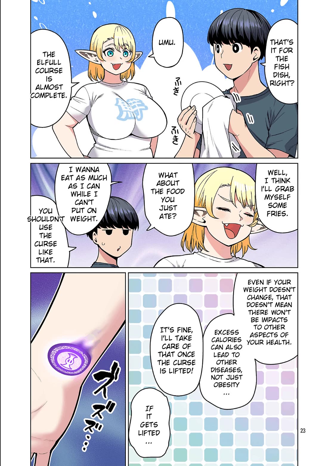 Shin Elf-san wa Yaserarenai. Chapter 26 page 24 - Chapter 26
