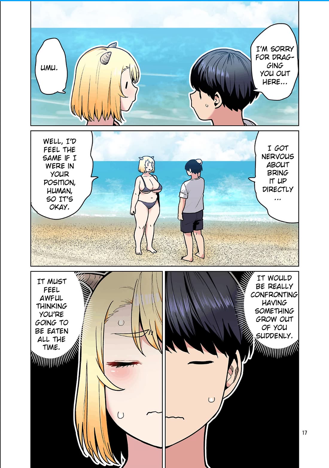 Shin Elf-san wa Yaserarenai. Chapter 27 page 19 - Chapter 27: Fear's Horns
