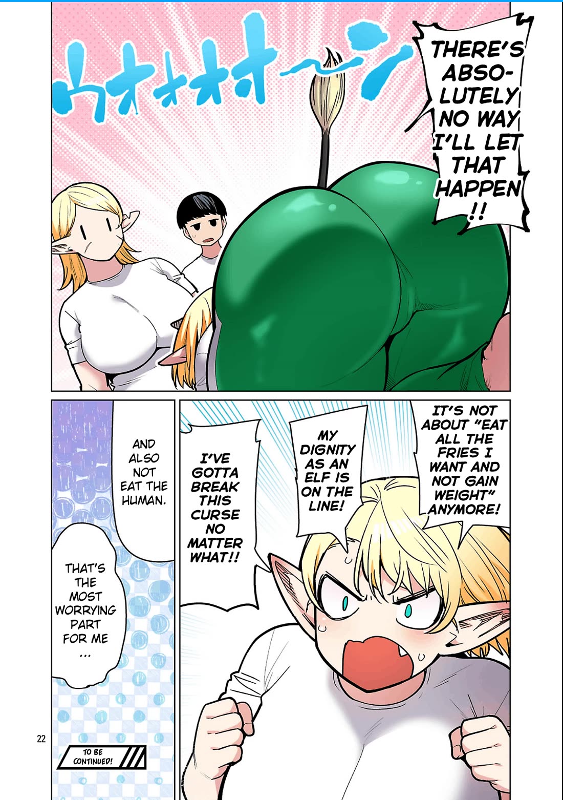 Shin Elf-san wa Yaserarenai. Chapter 27 page 24 - Chapter 27: Fear's Horns