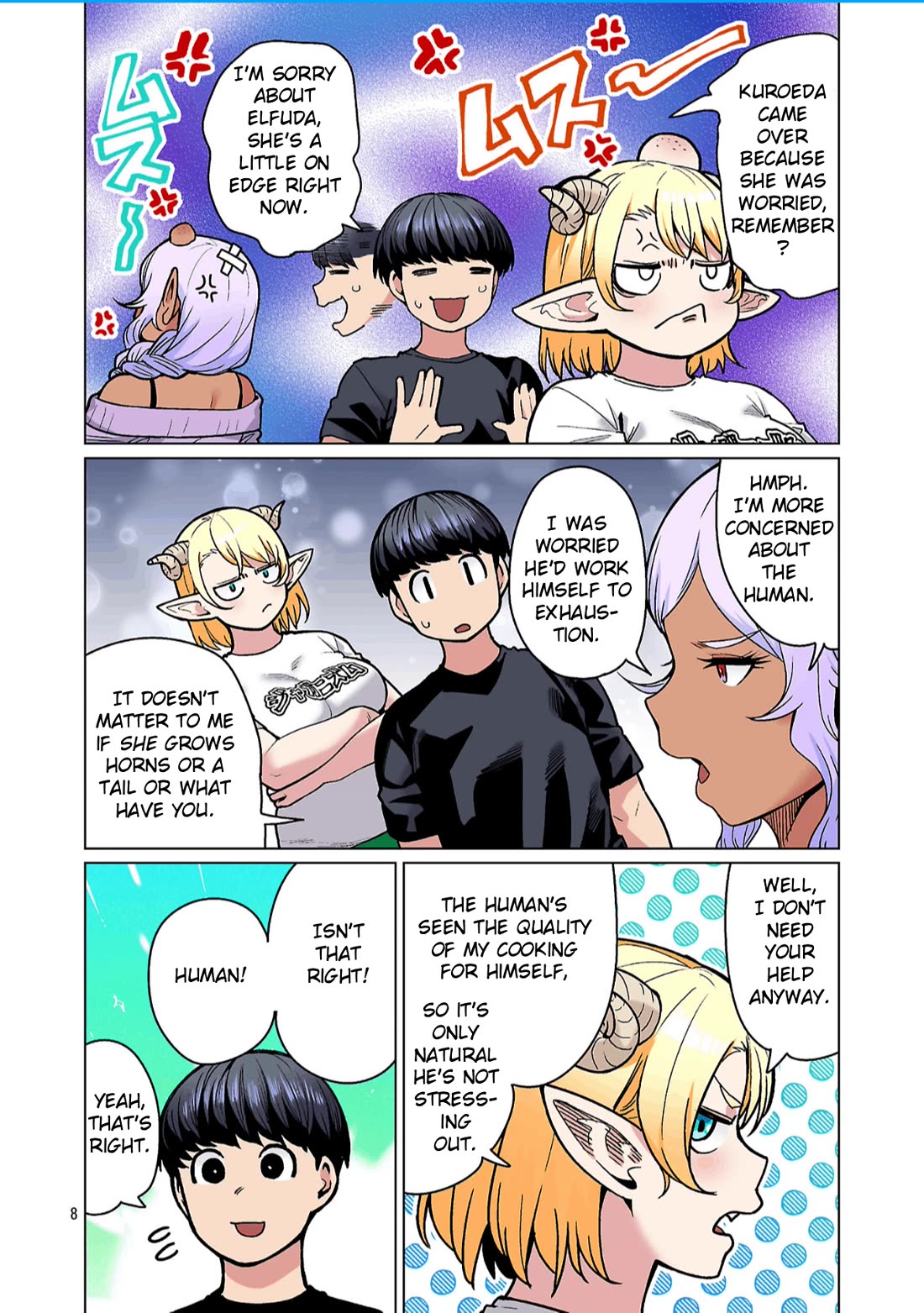 Shin Elf-san wa Yaserarenai. Chapter 28 page 10 - Chapter 28: Fasting Turn