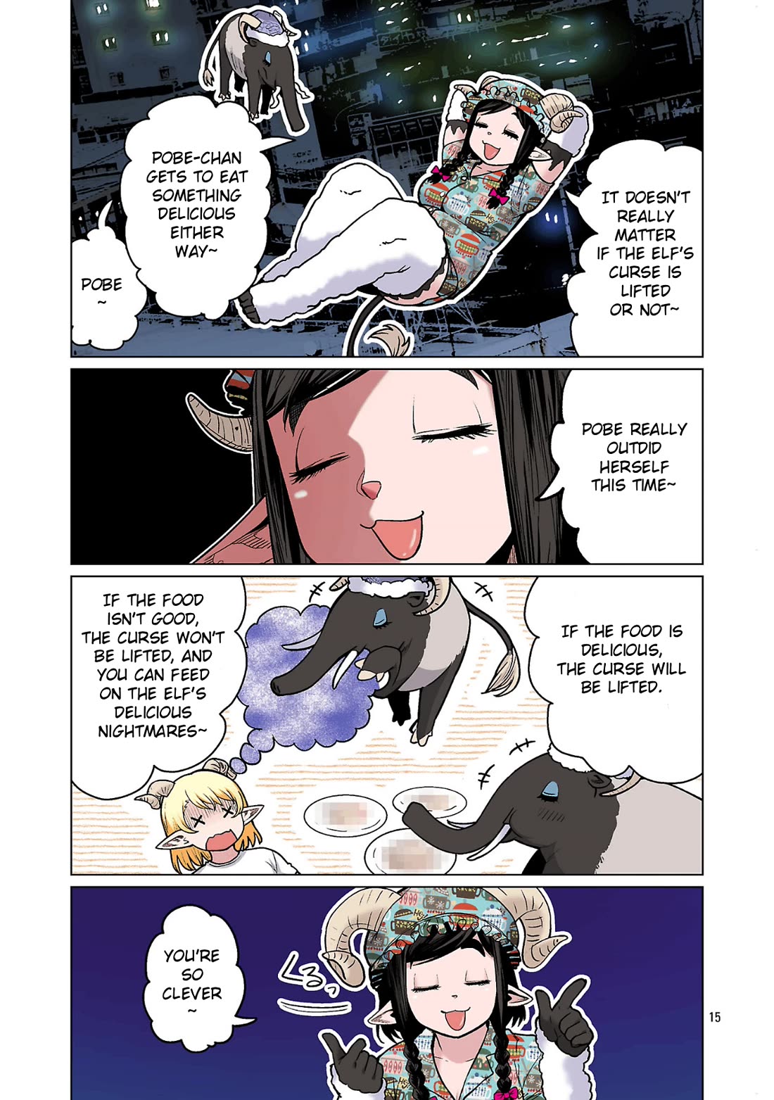 Shin Elf-san wa Yaserarenai. Chapter 28 page 17 - Chapter 28: Fasting Turn