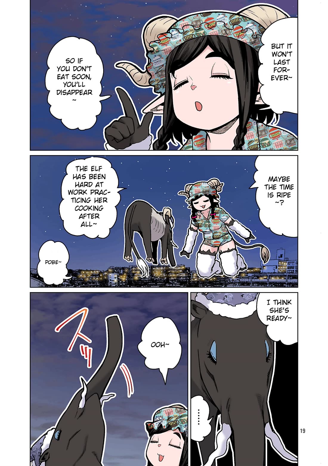Shin Elf-san wa Yaserarenai. Chapter 28 page 21 - Chapter 28: Fasting Turn