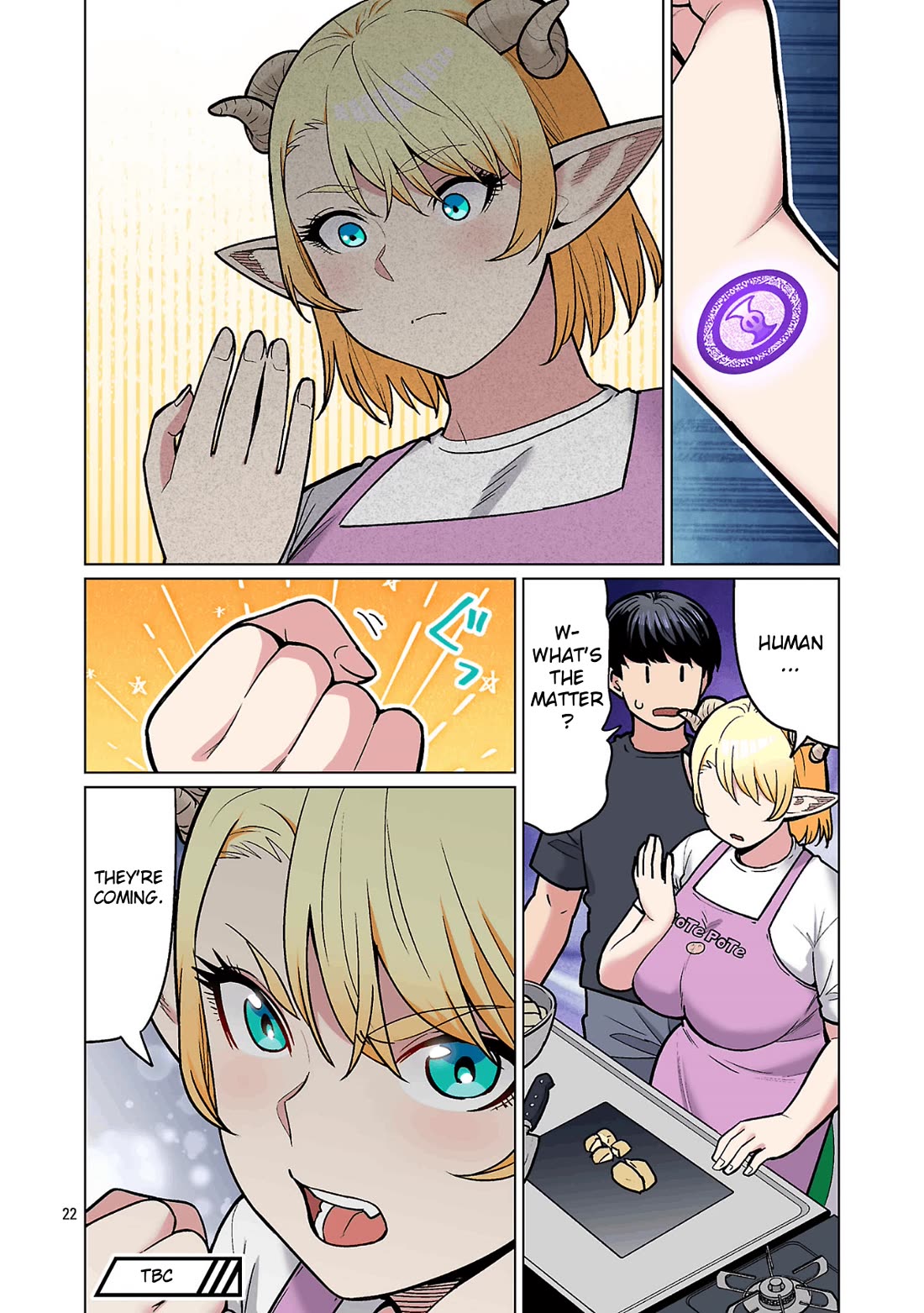 Shin Elf-san wa Yaserarenai. Chapter 28 page 24 - Chapter 28: Fasting Turn