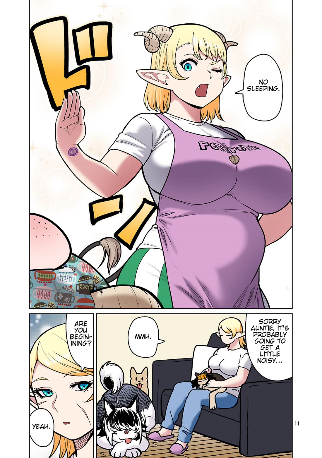 Shin Elf-san wa Yaserarenai. Chapter 29 page 13 - Chapter 29: Potato Lover's Cuisine