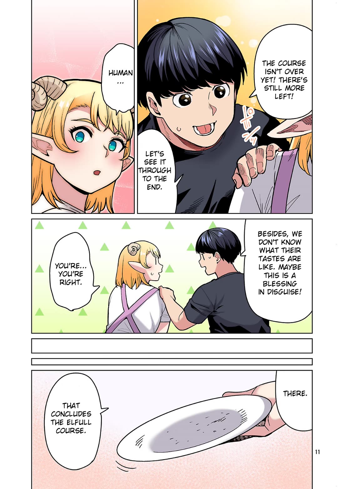 Shin Elf-san wa Yaserarenai. Chapter 30 page 13 - Chapter 30: Potato Lover's Victory