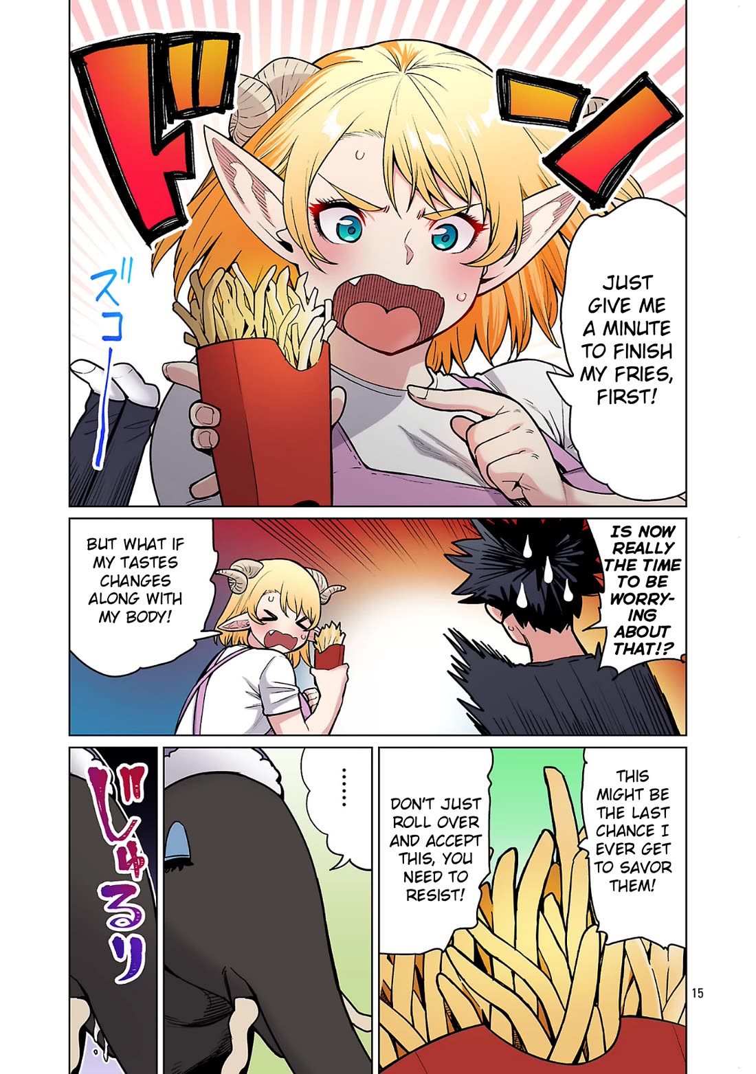 Shin Elf-san wa Yaserarenai. Chapter 30 page 17 - Chapter 30: Potato Lover's Victory