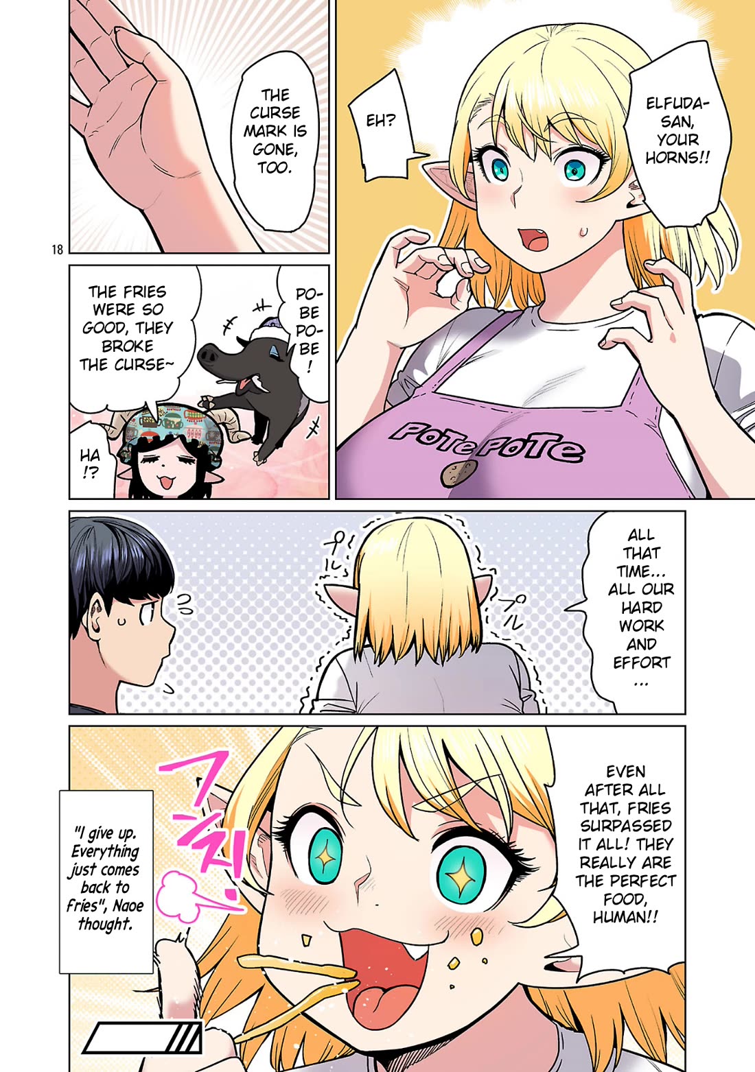 Shin Elf-san wa Yaserarenai. Chapter 30 page 20 - Chapter 30: Potato Lover's Victory