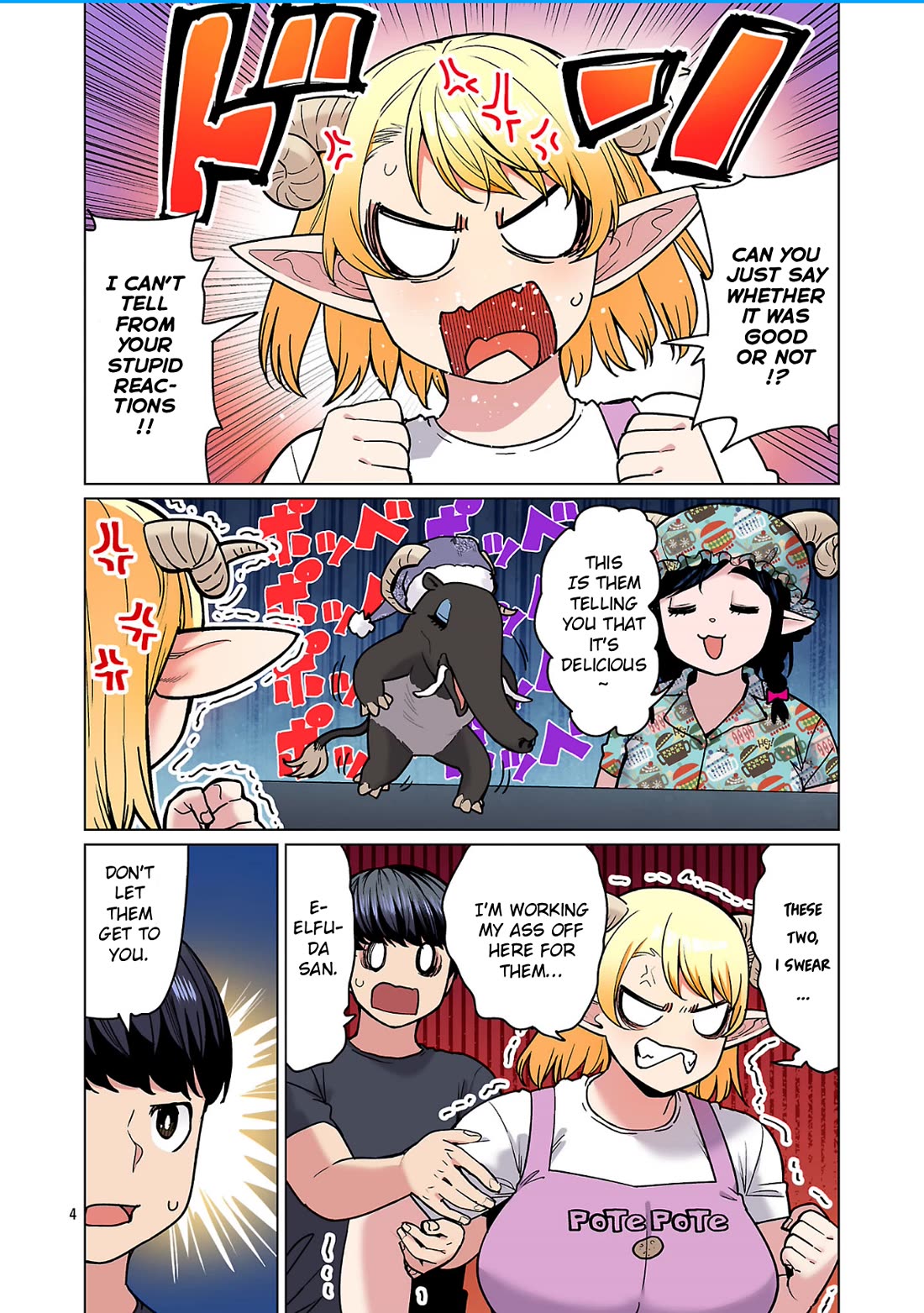 Shin Elf-san wa Yaserarenai. Chapter 30 page 6 - Chapter 30: Potato Lover's Victory
