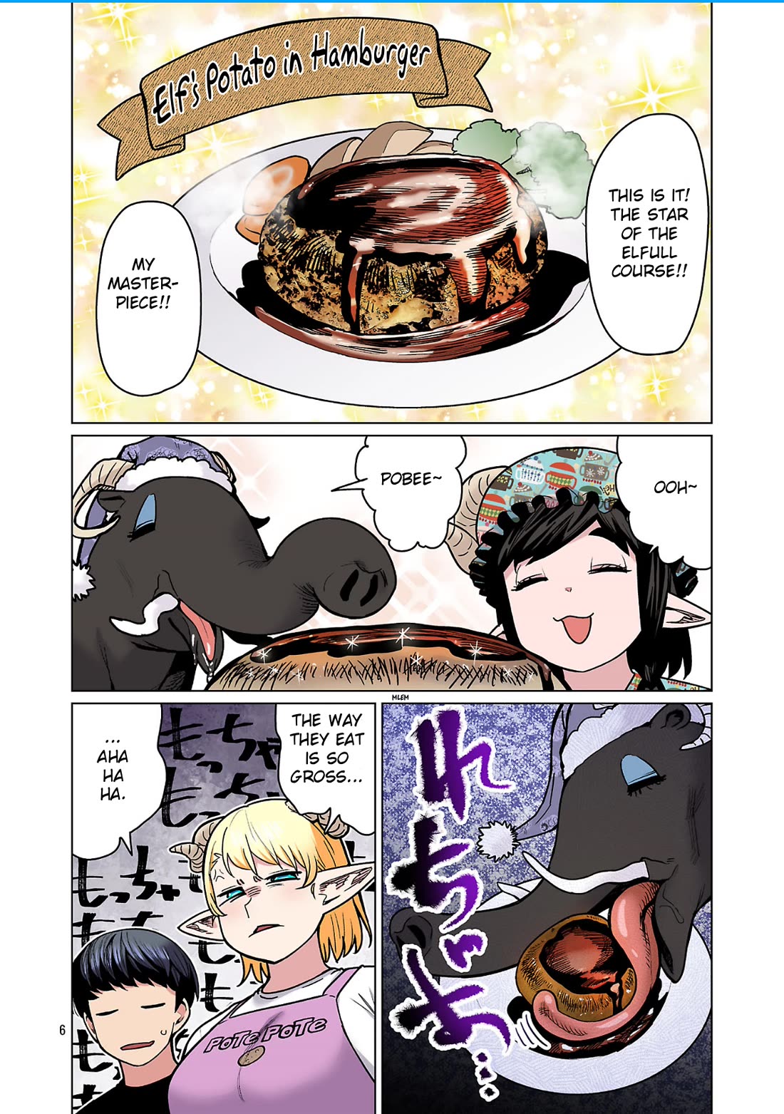 Shin Elf-san wa Yaserarenai. Chapter 30 page 8 - Chapter 30: Potato Lover's Victory