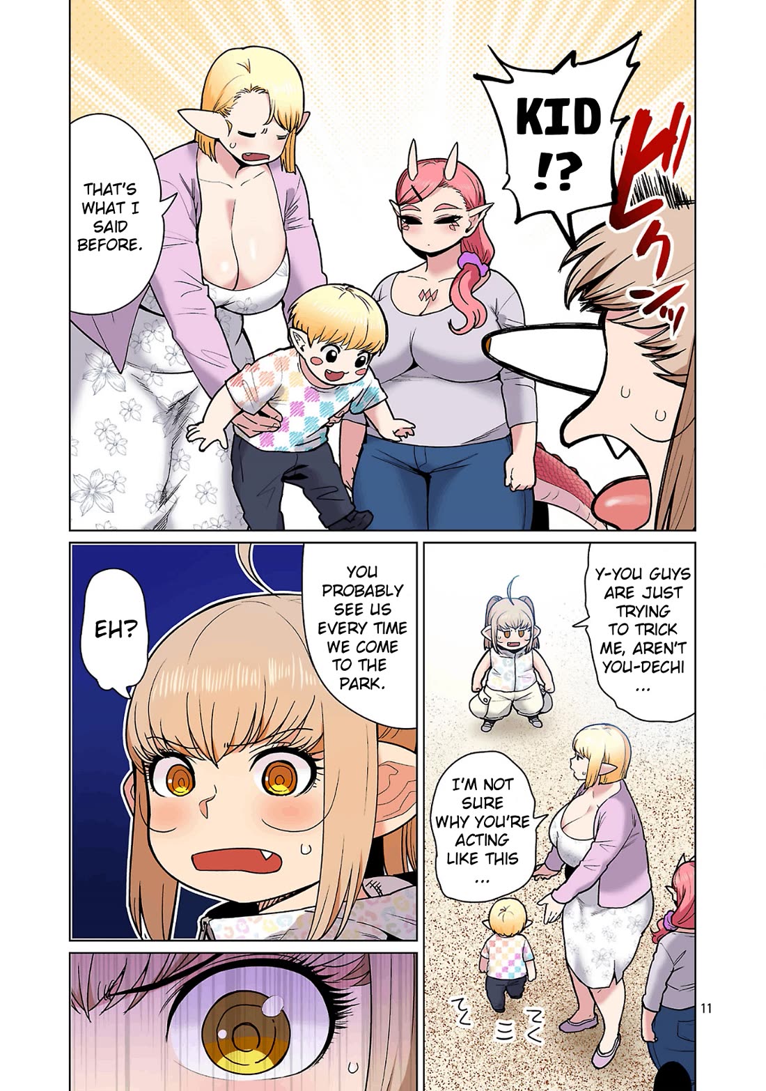 Shin Elf-san wa Yaserarenai. Chapter 32 page 13 - Chapter 32: The 2nd Generation's Debut