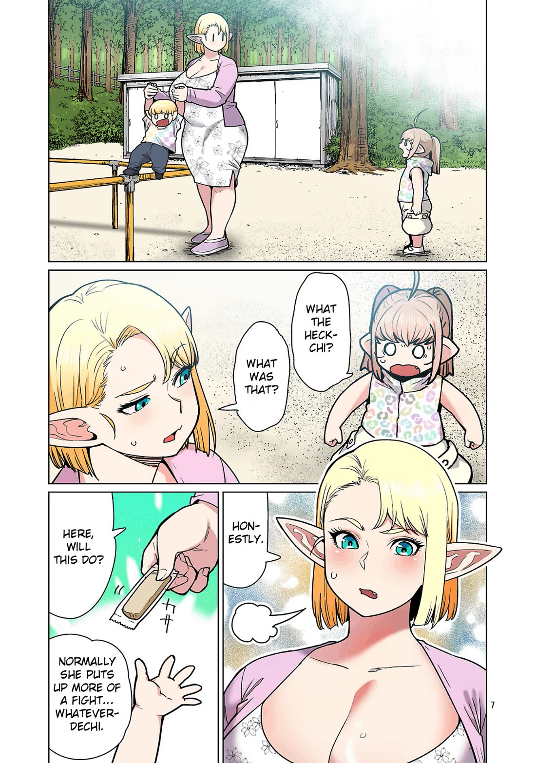Shin Elf-san wa Yaserarenai. Chapter 32 page 9 - Chapter 32: The 2nd Generation's Debut