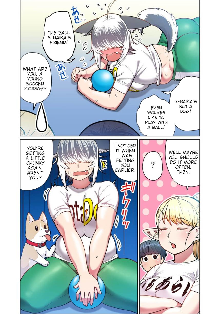 Shin Elf-san wa Yaserarenai. Chapter 4 page 14 - Chapter 4: The Dog at the Door