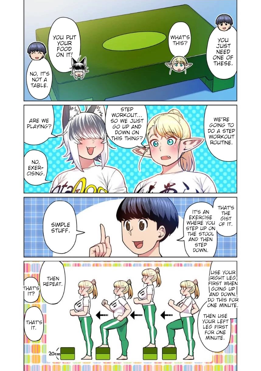 Shin Elf-san wa Yaserarenai. Chapter 4 page 17 - Chapter 4: The Dog at the Door