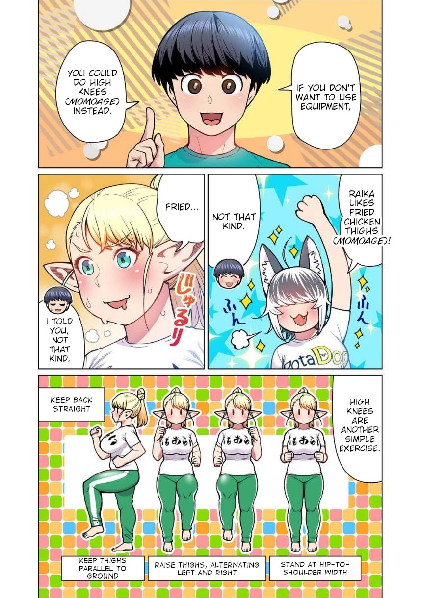 Shin Elf-san wa Yaserarenai. Chapter 4 page 21 - Chapter 4: The Dog at the Door