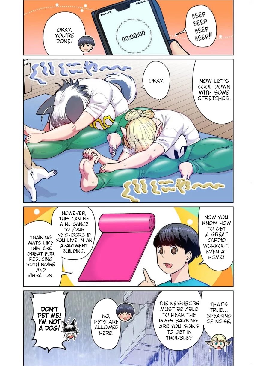 Shin Elf-san wa Yaserarenai. Chapter 4 page 24 - Chapter 4: The Dog at the Door