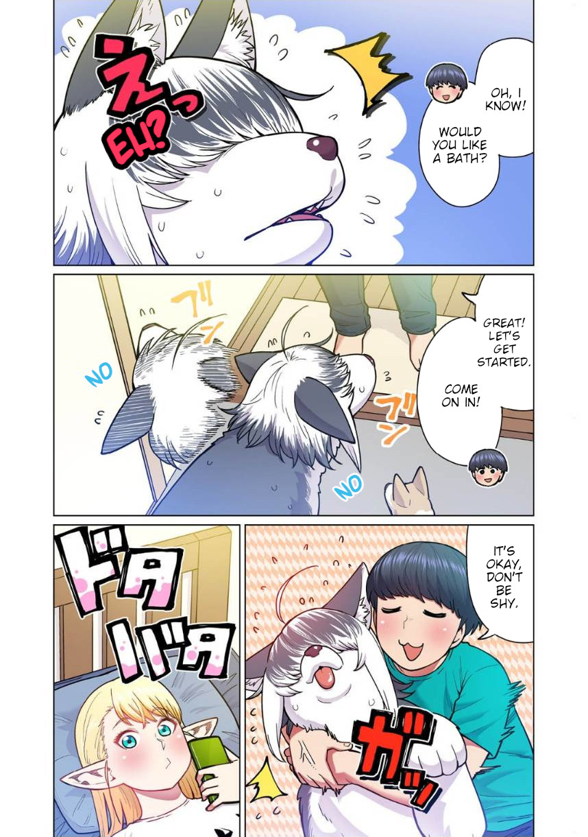 Shin Elf-san wa Yaserarenai. Chapter 4 page 6 - Chapter 4: The Dog at the Door
