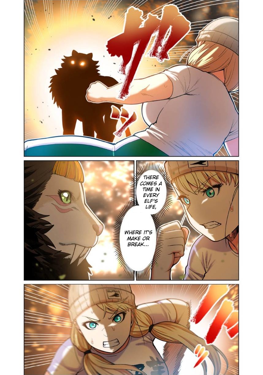 Shin Elf-san wa Yaserarenai. Chapter 7 page 14 - Chapter 7: Invincible Cat