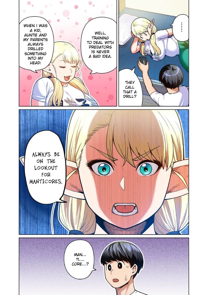 Shin Elf-san wa Yaserarenai. Chapter 7 page 6 - Chapter 7: Invincible Cat