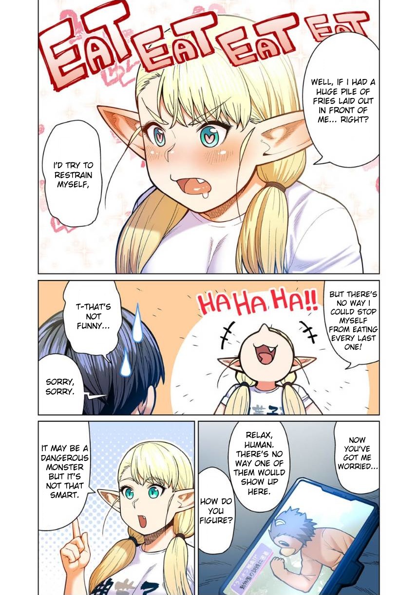 Shin Elf-san wa Yaserarenai. Chapter 7 page 8 - Chapter 7: Invincible Cat