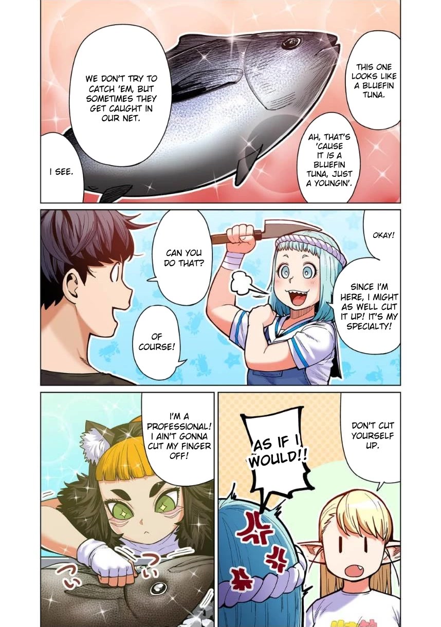 Shin Elf-san wa Yaserarenai. Chapter 9 page 11 - Chapter 9: Hearty Fish