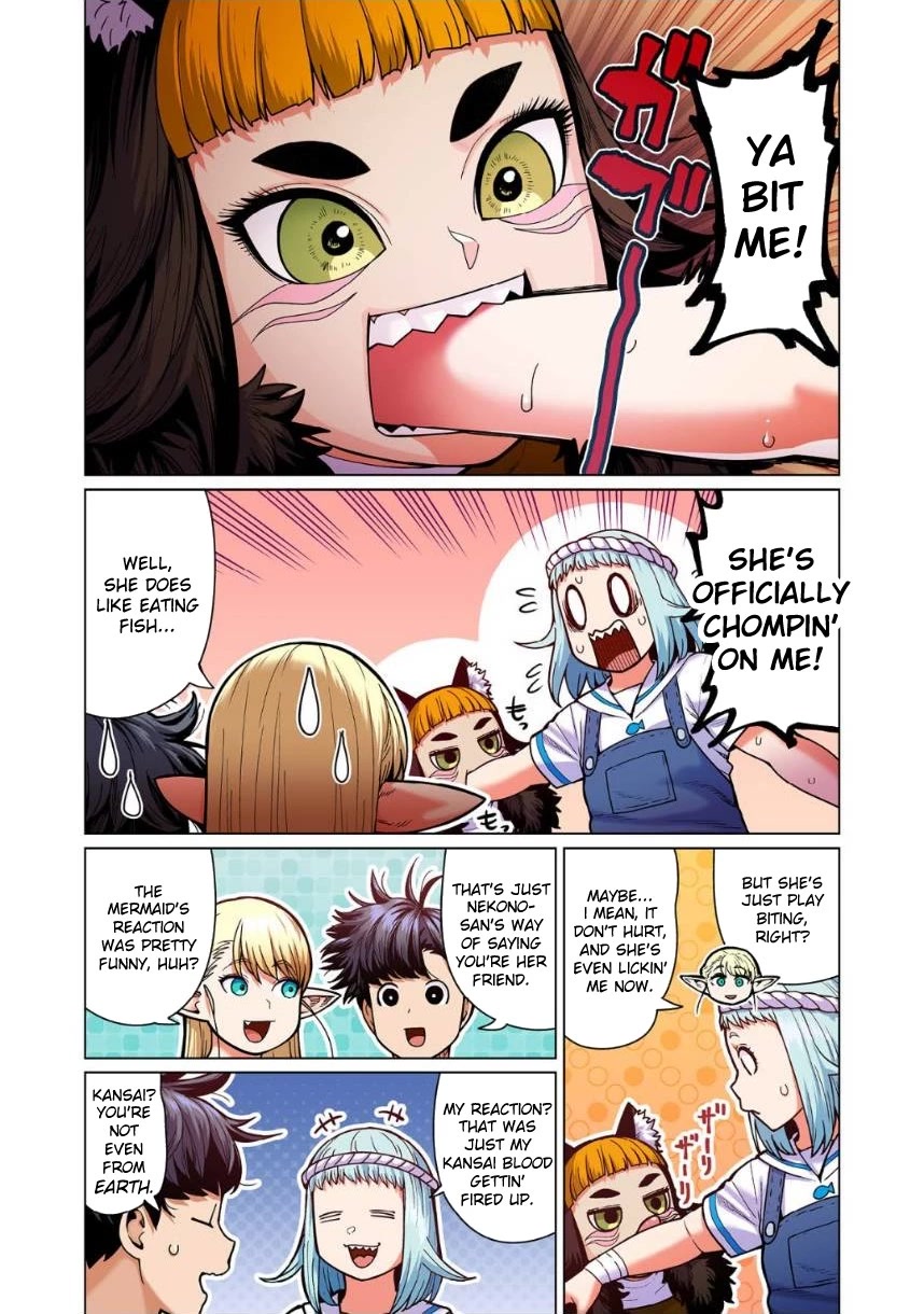 Shin Elf-san wa Yaserarenai. Chapter 9 page 18 - Chapter 9: Hearty Fish