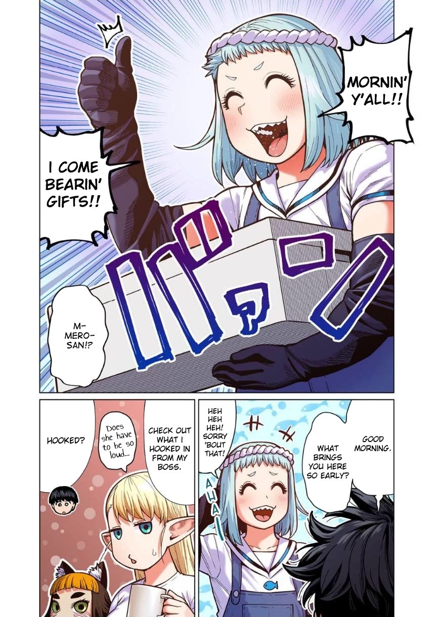 Shin Elf-san wa Yaserarenai. Chapter 9 page 3 - Chapter 9: Hearty Fish