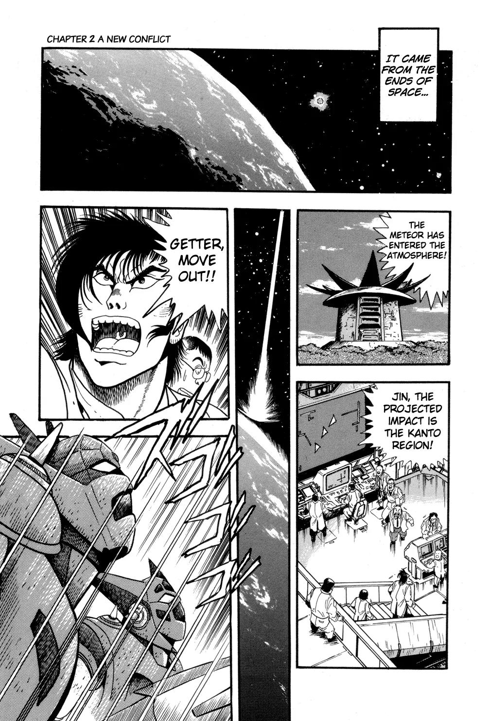 Shin Getter Robo Chapter 2 page 8 - Chapter 2: A New Conflict