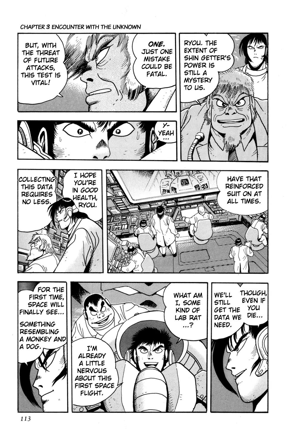 Shin Getter Robo Chapter 3 page 10 - Chapter 3: Encounter with the Unknown