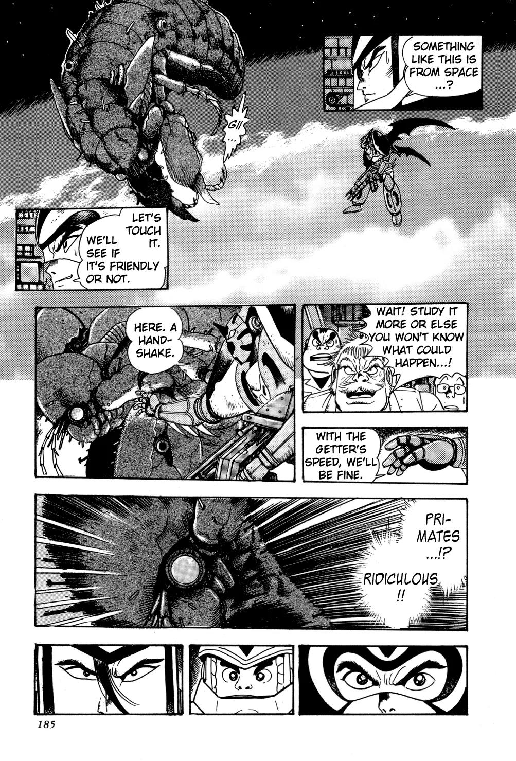 Shin Getter Robo Chapter 4 page 28 - Chapter 4: First Contact Act I