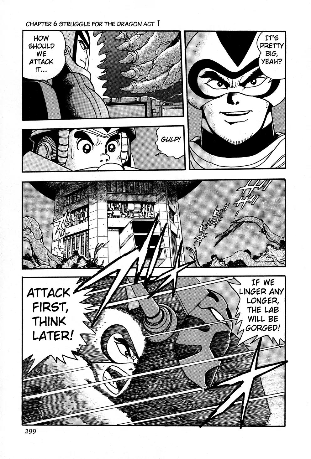 Shin Getter Robo Chapter 6 page 38 - Chapter 6: Struggle for the Dragon Act I