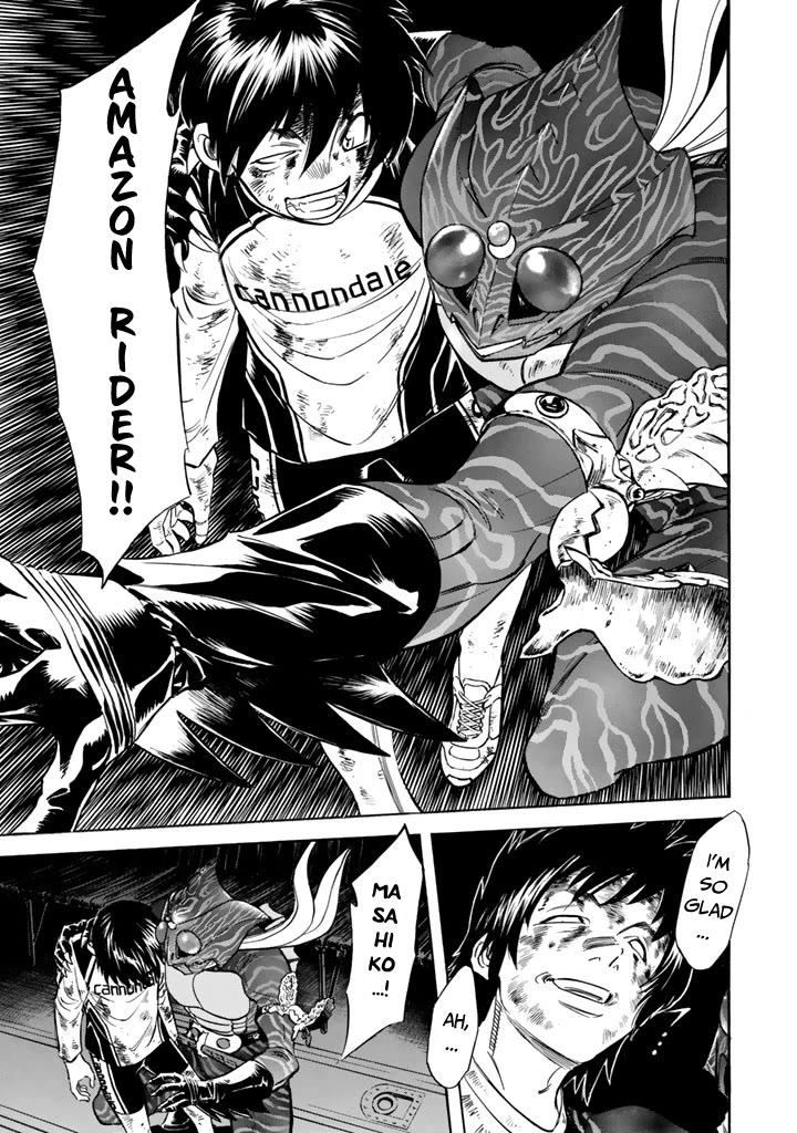 Shin Kamen Rider Spirits Chapter 10 page 30 - Chapter 10: Friend, if it's for you, Amazon Rider will be here