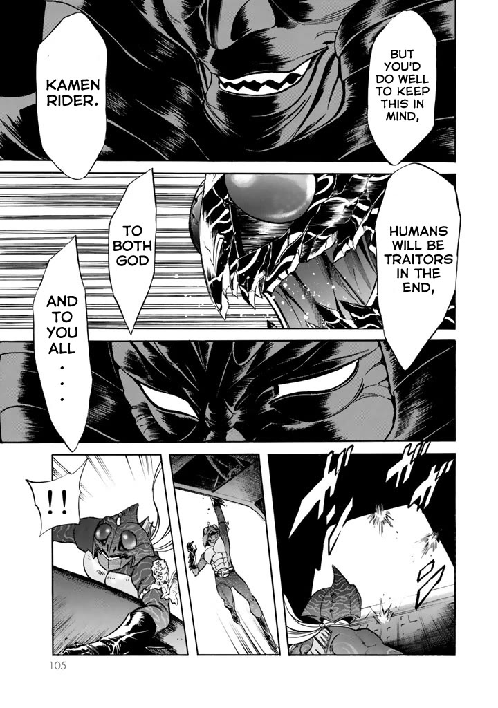 Shin Kamen Rider Spirits Chapter 10 page 36 - Chapter 10: Friend, if it's for you, Amazon Rider will be here