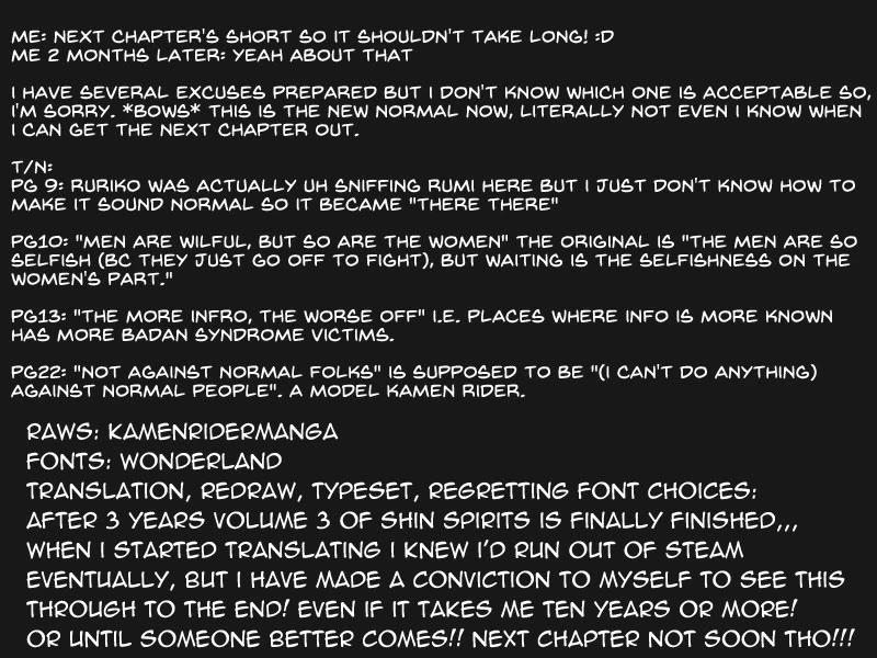 Shin Kamen Rider Spirits Chapter 12 page 24 - Chapter 12: Desolation
