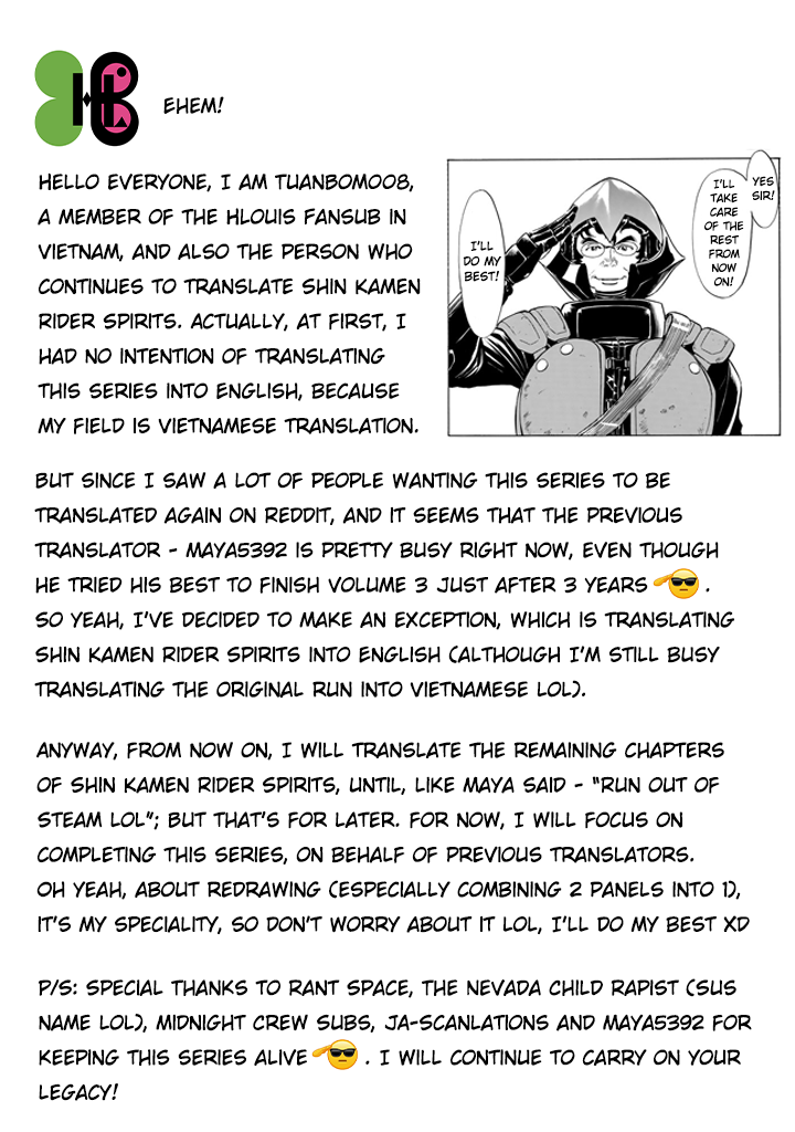 Shin Kamen Rider Spirits Chapter 13 page 24 - Chapter 13: High Performance Gap