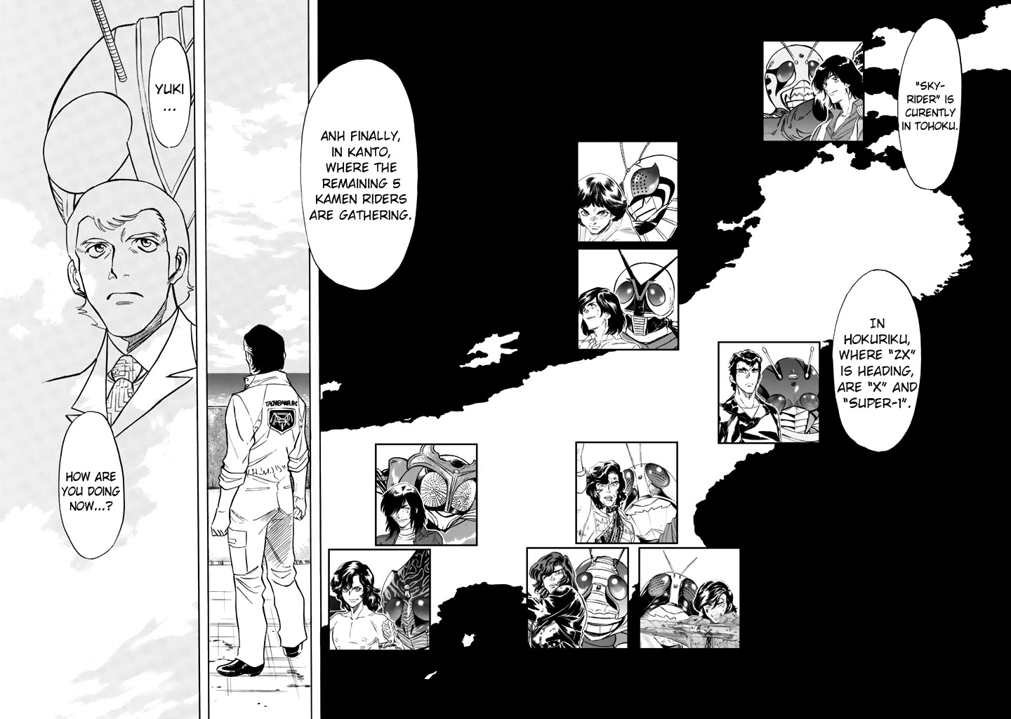 Shin Kamen Rider Spirits Chapter 16 page 35 - Chapter 16: Vision